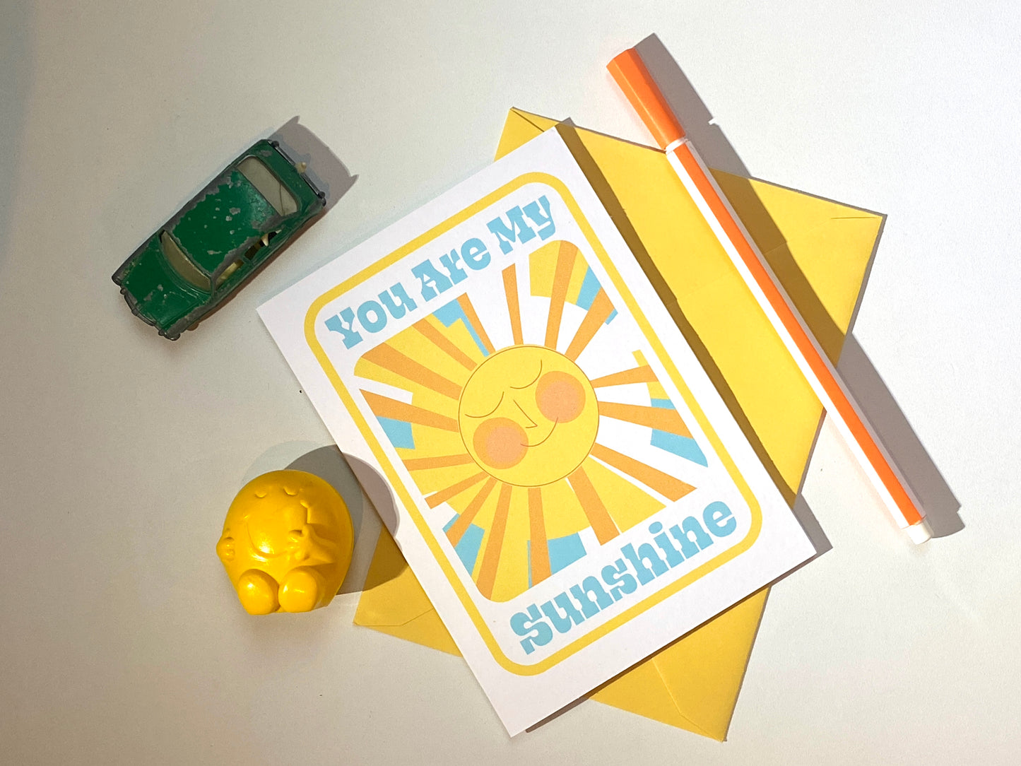 You are my Sunshine, Colourful Sunshine card, Send Joy!